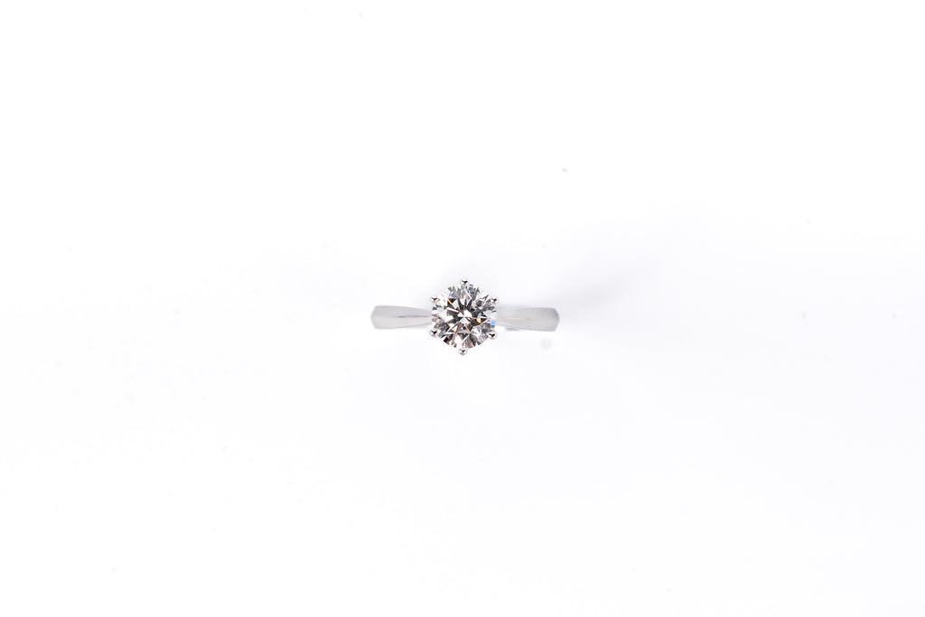 Lab-Grown Diamond Solitaire Cut Ring