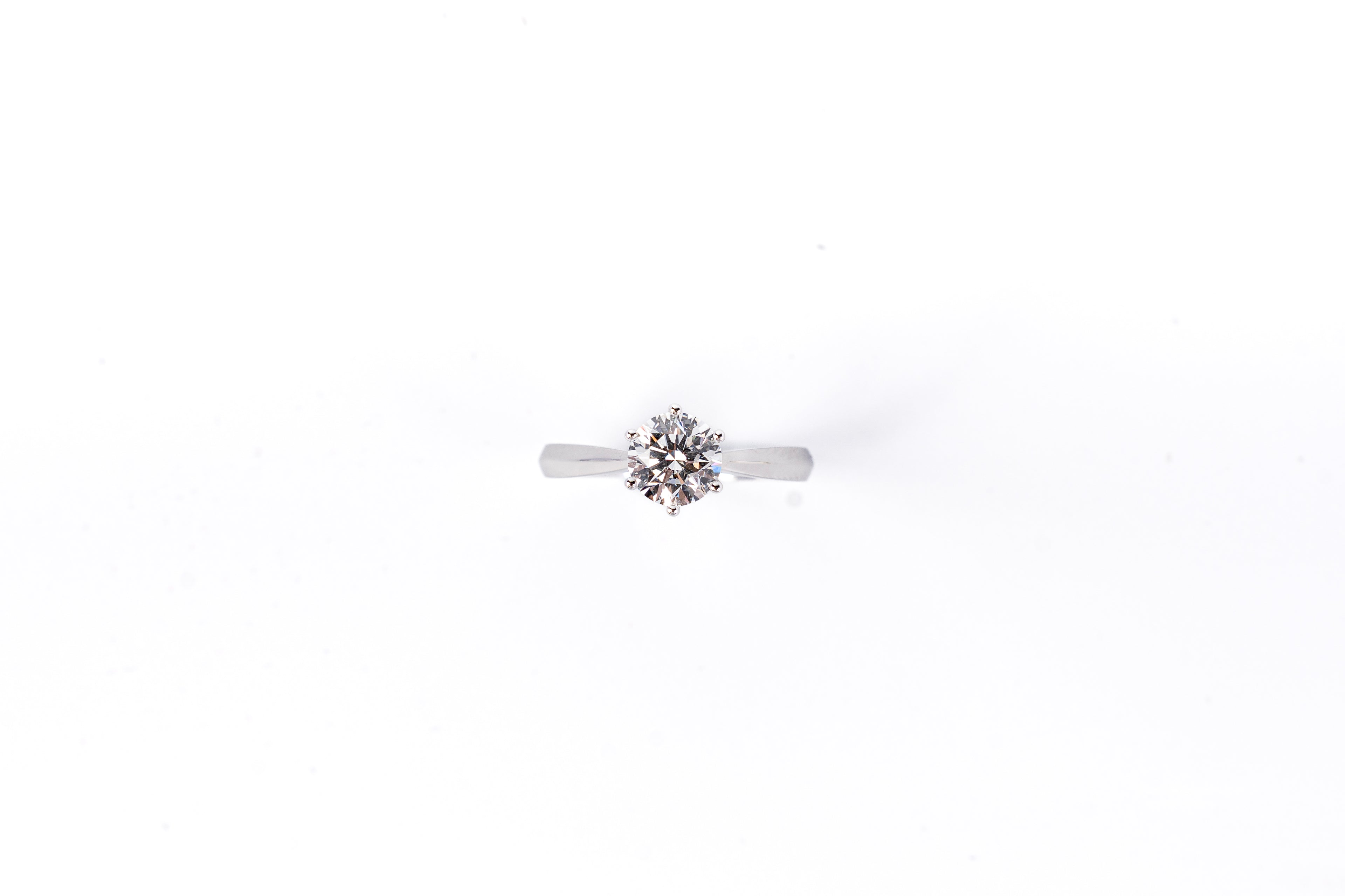 Lab-Grown Diamond Solitaire Cut Ring